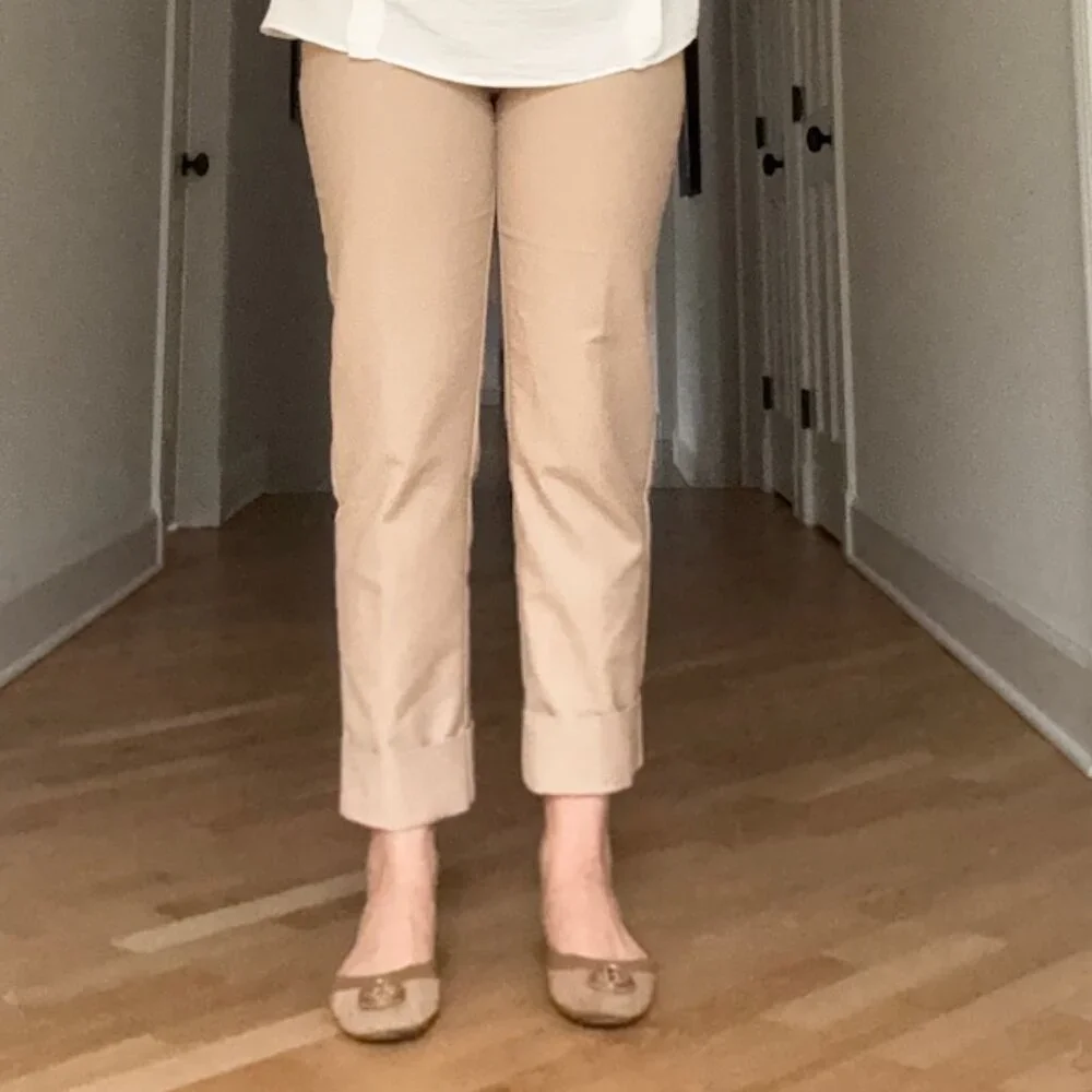 TORY BURCH Caroline Suede Ballerina Flats - Picture 2 of 12
